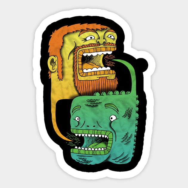 Speaking of Strange Creatures Sticker by WanderingBert